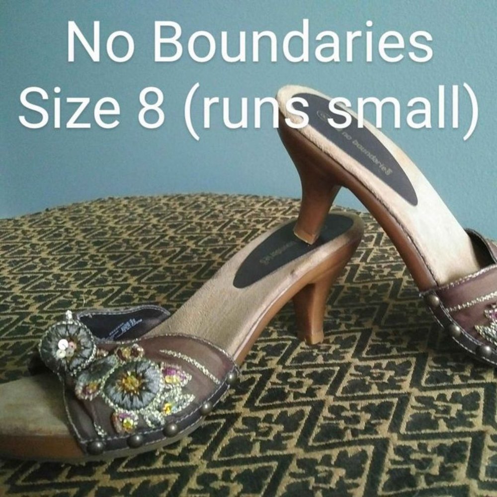 No Boundaries, beautiful sandal, size 8